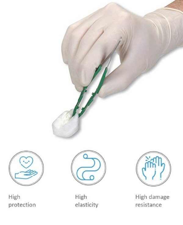 SURGICAL HAND GLOVES (100 PC PER BOX) - Image 5